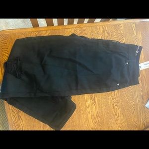 High rise distressed dad jeans